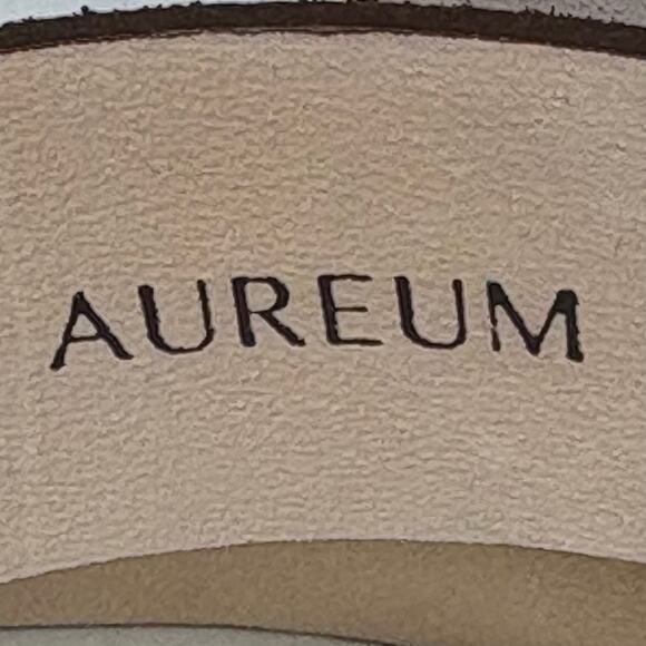 Auruem No 2 Chocolate Suede And Gold Studded Belt Size XS/S - Picture 5 of 7